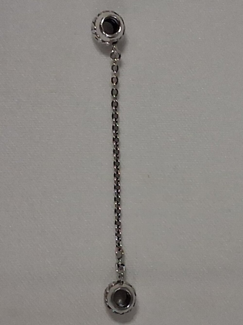 Pandora Linked Hearts Safety Chain Charm Bracelet Accessory – Sterling Silver